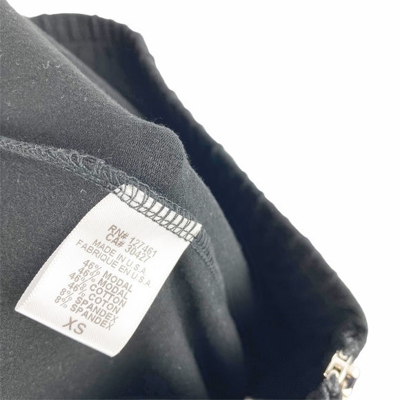 Wildfox High Rise Silver Stripe Zipper Leggings XS - Picture 7 of 7